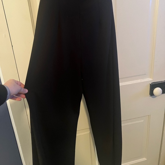 Black one shoulder jumpsuit - Picture 3 of 5